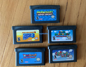 For/Gameboy/Advance GB/GBA/NDS Super Mario Advance 1 2 3 4 5 Game Cartridge