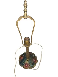 Aladdin Cast Iron Electric Lamp 1950s Art Nouveau Style #9328 Munchen - Picture 1 of 8