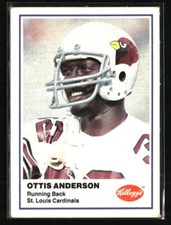 Ottis Anderson 1982 Kellogg's #NNO Football Card