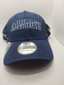 DALLAS COWBOYS NFL NEW ERA 39thirty MENS FLEX FIT HAT Size MD/LRG NWT Blue - Picture 1 of 4