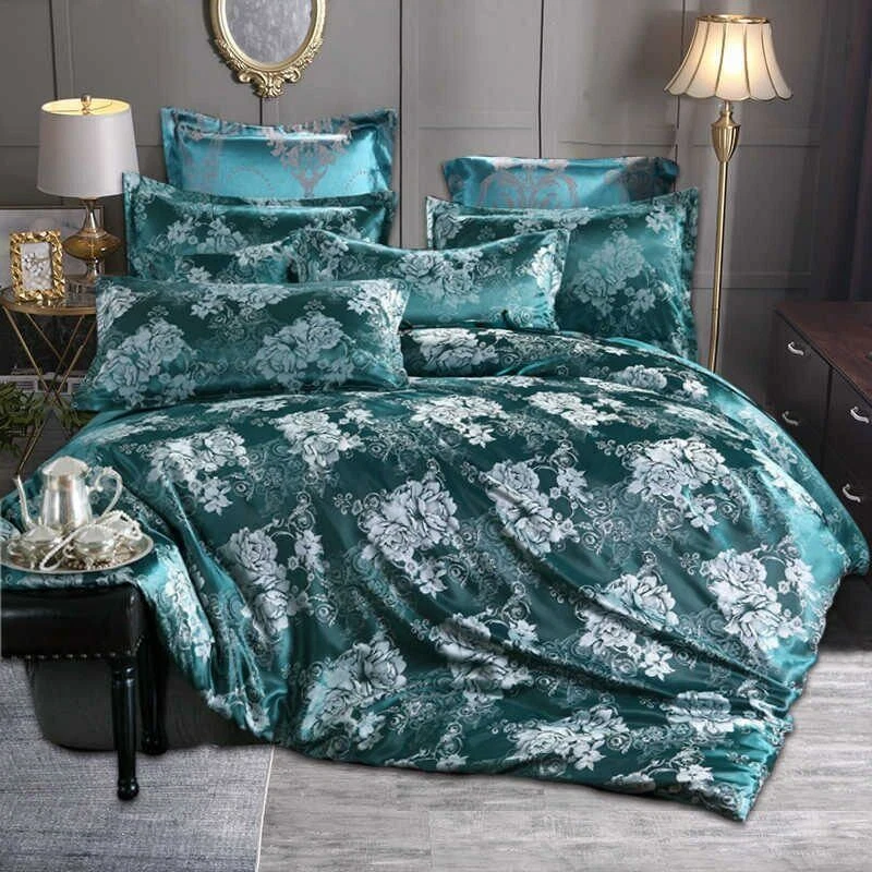 Weave Duvet Cover Bed Euro Bedding Set 240x220 Quilt For Double Home Pillowcases - Image 1 of 4