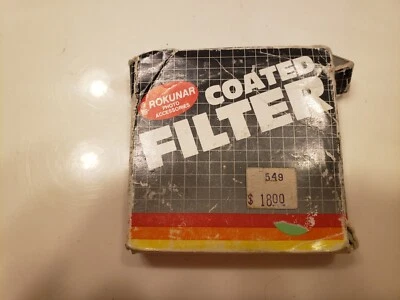 Vintage Rokunar coated filter 55 mm made in japan - Image 1 of 4