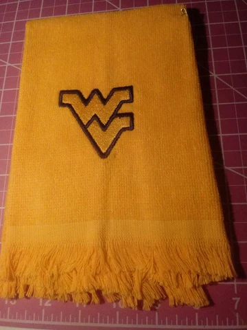 WEST VIRGINIA  MOUNTAINEER FINGERTIP TOWELS Cover