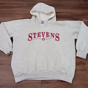 Sudadera con Capucha Gris Brezo Stevens Institute of Technology NJ De Colección M - Imagen 1 de 7