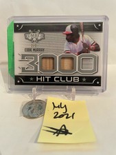 2021 Leaf Lumber 3000 Hit Club Eddie Murray 2/2 Baltimore Orioles
