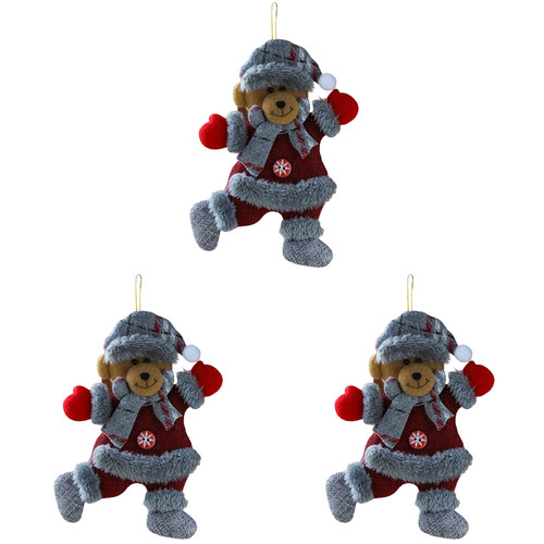 Christmas Tree Pendants Handmade Funny Doll Decor for Home Decor