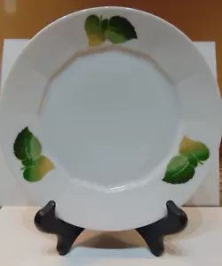 Mitterteich Bavarian Bread/Dessert Plate 7 7/8" Leaf Pattern Ceramic Rare - Picture 1 of 2