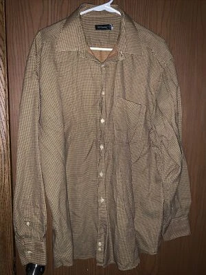 Hombre St Croix Manga Larga Con Botones Talla XL Hecho en Italia Único Abstracto Foto 1 de 4