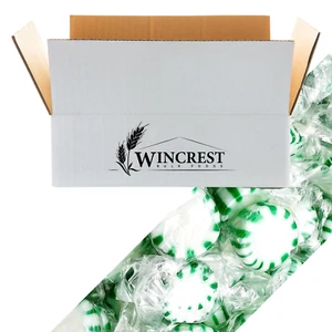 Spearmint Starlight Mints - Wrapped Hard Candy - 5 Lb Case - Free Shipping! - Picture 1 of 4