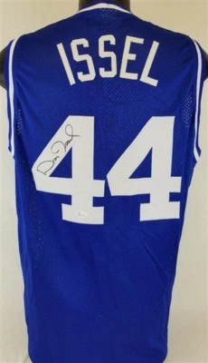 Dan Issel Signed Kentucky Wildcats Blue Custom Jersey (JSA COA) Denver Nuggets - Image 1 of 4
