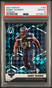 Bobby Wagner 2021 Panini Mosaik #184 Genesis Seahawks PSA 10 - Bild 1 von 2
