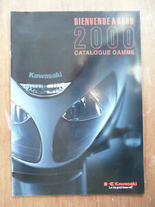 Brochure Catalogue Gamme COMPLETE 2000 Motos KAWASAKI Quads -ATV -Cross & Enduro