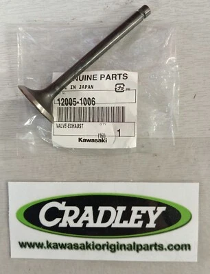 Válvula de escape Kawasaki Zephyr 750 y GT750 (P7/P9). Número de pieza 12005-0742 Foto 1 de 4