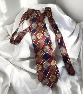 Vintage Woodward Handmade Silk Tie - Picture 1 of 7