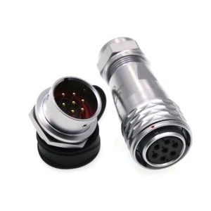 Connettore impermeabile paratia 7 pin SF20 circolare IP68 spina e presa WEIPU 7 fili - Foto 1 di 6