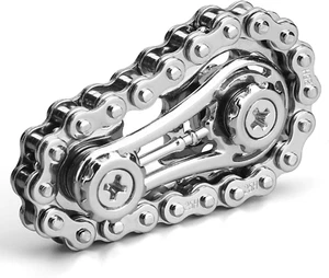 Cool Fidget Toy Hand Roller, Sensory Bike Chain Gears Fidgets Spinner, Sprock... - Picture 1 of 12