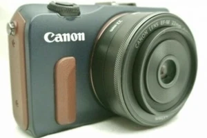 Canon EOS M 18.0 MP Digital Camera *Blue Kit w. EF-M STM 22mm Lens *tested - Picture 1 of 5