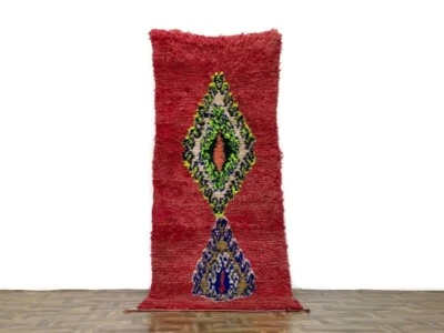 Alfombra de corredor marroquí, alfombra de dormitorio vintage, lana suave entrada Kilim Runner, 3x8 pies Foto 1 de 4