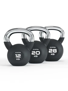 ATLETICA Kettlebell Set Compete | 12, 20, 28kg | Gummierte Kugelhantel - Bild 1 von 3