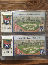 Dillard's I-70 Series Kauffman KC Royals SL Cardinals June 8 1999 Pin