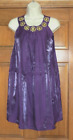 Mini Boden Girl's Sleeveless Purple Gold Embellishment Size 11-12Y*