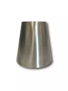 2" x 1 1/2" Exhaust Tube Merge Taper Cone Stainless Steel 316 - Picture 1 of 6