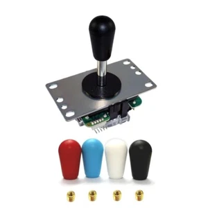 Joystick arcade Sanwa JLF-TP-8YT regolabile a 4 e 8 vie con manico superiore pipistrello multi - Foto 1 di 8