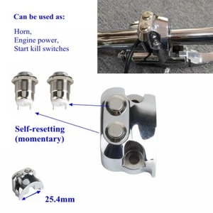 Air Ride Suspension Control Switch For Harley V-Rod VRSCF VRSCSE VRSCDX 1" Bars - Picture 1 of 8