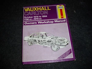 Vauxhall Carlton (Oct. 1978 to 1984) 1796/1979cc Haynes 'Owners Workshop Manual' - Picture 1 of 1