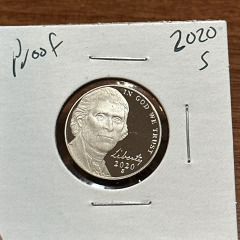 2019 S Jefferson Nickel US Mint Proof Set Free Shipping Cover