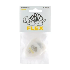 Dunlop 456P73 Tortex Flex Triangle 0,73 mm - Paquete de 6 selecciones de guitarra para reproductor - Imagen 1 de 3
