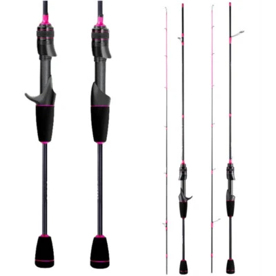Fishing Rods Carbon Fiber Spinning/casting Rods Lure Pole 1.35M/1.5M/1.68M/1.8M - Image 1 of 4