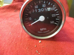 Universal Speedometer 2" Face  0Chopper Bobber 41625 - Picture 1 of 10