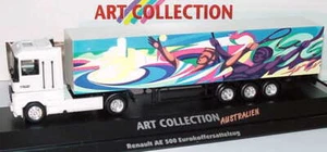 1:87 Renault AE 500 Box Trailer Australia Art Collection - Herpa 045179 - Picture 1 of 1