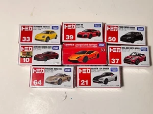 Tomica LOT Lamborghini Porsche Volkswagen Audi Ford Abarth Aston Martin SEALED - Picture 1 of 11