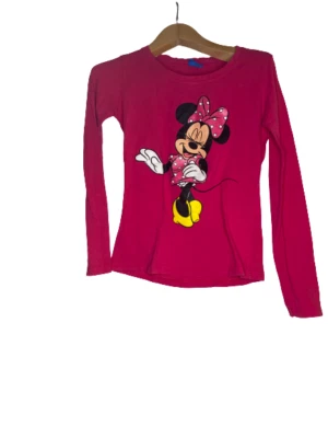 Minnie Mouse Knit Shirt Girls L Pink Graphic Print  Disney Long SleeveCasual - Image 1 of 4