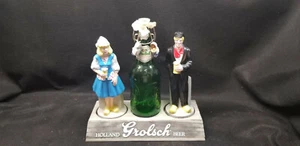 Vintage GROLSCH Lager Beer  Advertisement Counter Display Holland, wooden Shoes  - Picture 1 of 6