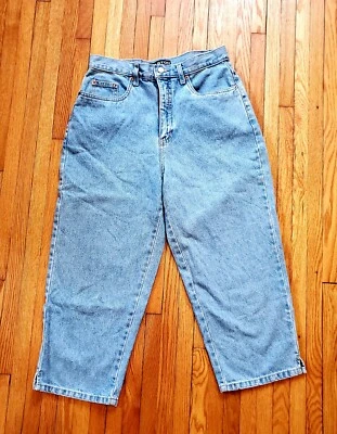 Halston Jeanswear High Rise Cropped Mom Jeans Size 6 - Image 1 of 4