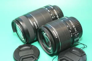 Canon EF-S 18-55mm & 55-250mm IS II Zoomobjektiv Autofokus DEFEKT (Blende+IS ok) - Bild 1 von 7