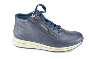 Zapatos mujer ara tobillo cuero azul - Imagen 1 de 6
