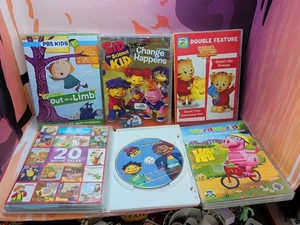 PBS Kids Movie Lot (6 DVDs) Sid The Science Kid, Peg and Cat - Foto 1 di 8