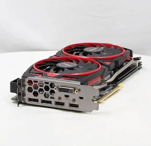 MSI Radeon RX 580 8GB GDDR5 PCIe x16 Graphics Card Japan Used Manual Disc - Picture 1 of 2