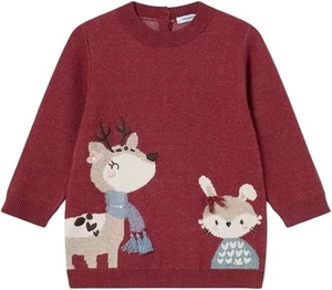 Mayoral Girls Knitted Red dress ,size : 1.5, 2,3y. - Picture 1 of 3
