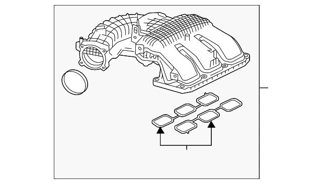 Genuine Nissan 2020-2025 Nissan Frontier - Engine Intake Manifold 14010-9BT0A - Image 1 of 2