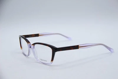 NUEVOS ANTEOJOS VERA WANG V371 PU HAVANA PÚRPURA CLARO MARCOS AUTÉNTICOS 50-18 Foto 1 de 4