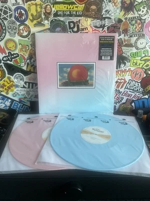 ALLMAN BROTHERS BAND Eat A Peach VG++ 2LP PINK/BLUE VINYL W/HYPE STICKER/500 - Image 1 of 2
