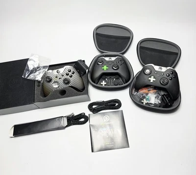 Xbox Elite Series 1 & Scuf Controller Lot (3) w/ Cases Parts Repair - Image 1 of 4