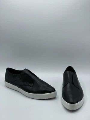 Zapatilla deportiva J/Slides NYC Heidi negra de cuero italiano para mujer 7,5 sin cordones en punta Foto 1 de 4