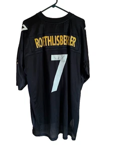 Vintage Reebok Ben Roethlisberger Pittsburgh Steelers NFL Jersey Men’s 2XL #7 - Picture 1 of 11