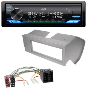 JVC Bluetooth DAB USB MP3 Autoradio für Fiat Panda (bis 2002) - grau - Bild 1 von 8